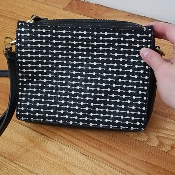 Fossil Campbell Crossbody, in Black Stripe - Picture 7 of 7